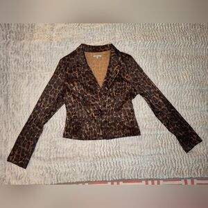 Charlotte Russe Animal Print Top